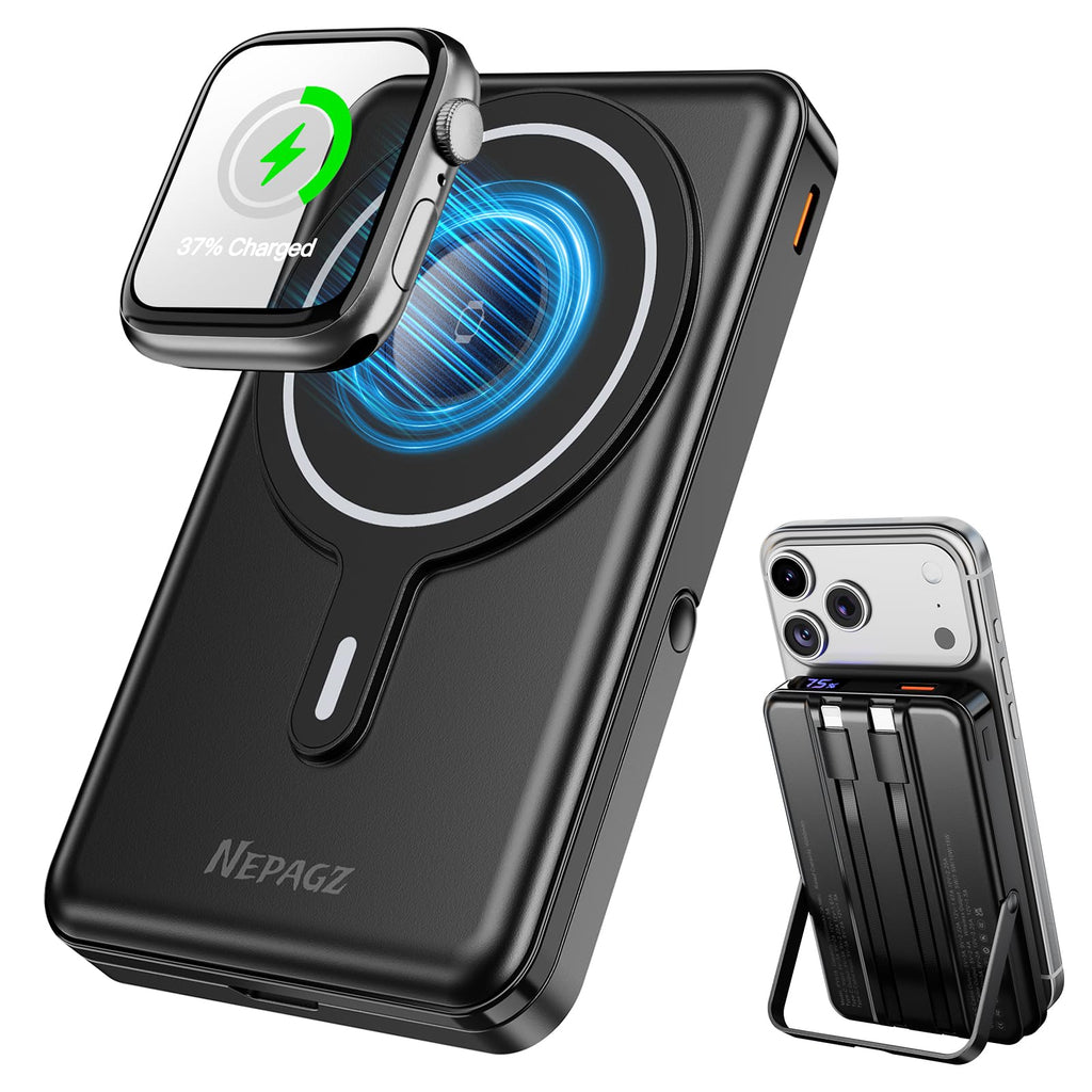 Magnetic Power Bank with Stand for iPhone