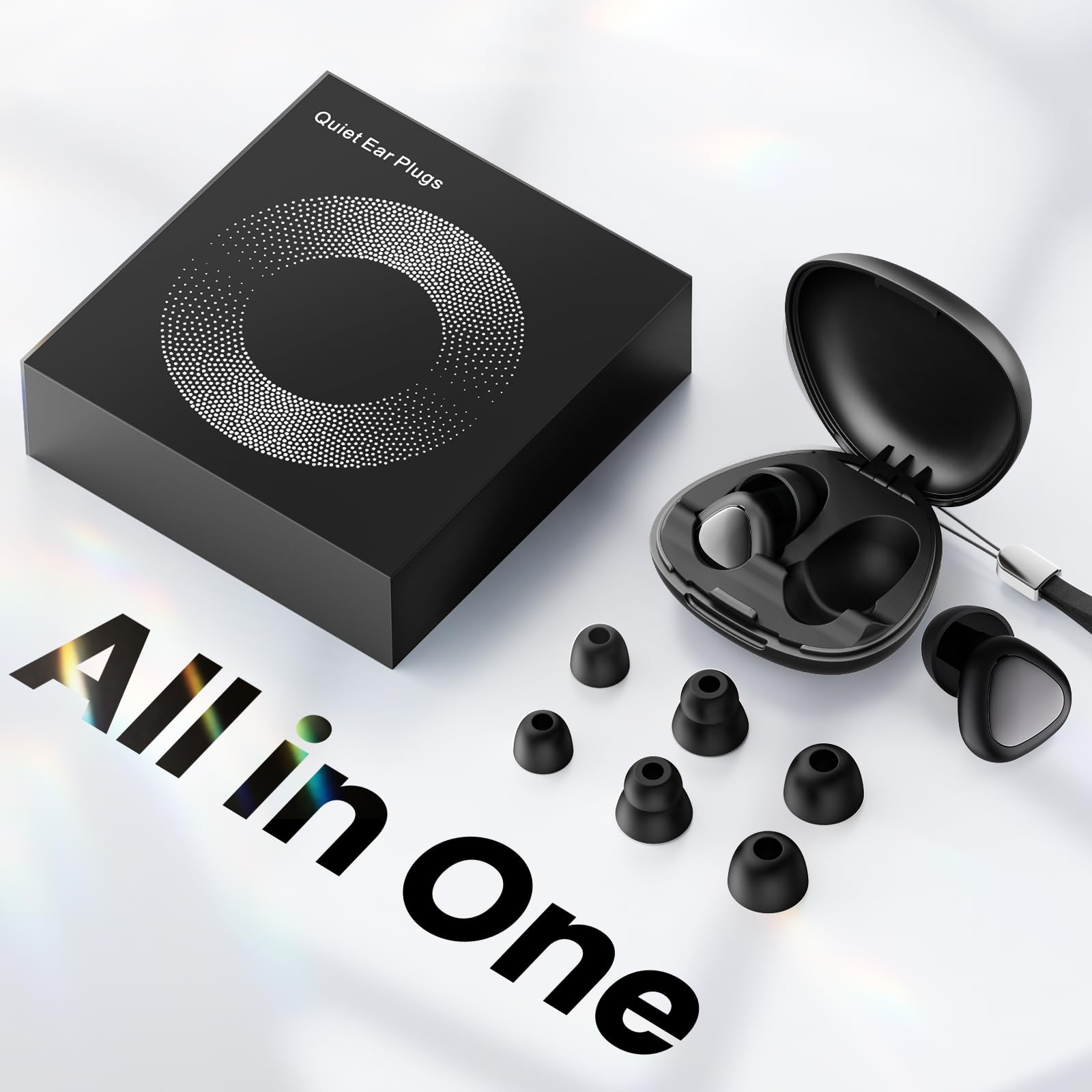 Reusable Silicone Sleep Earplugs for Noise Reduction