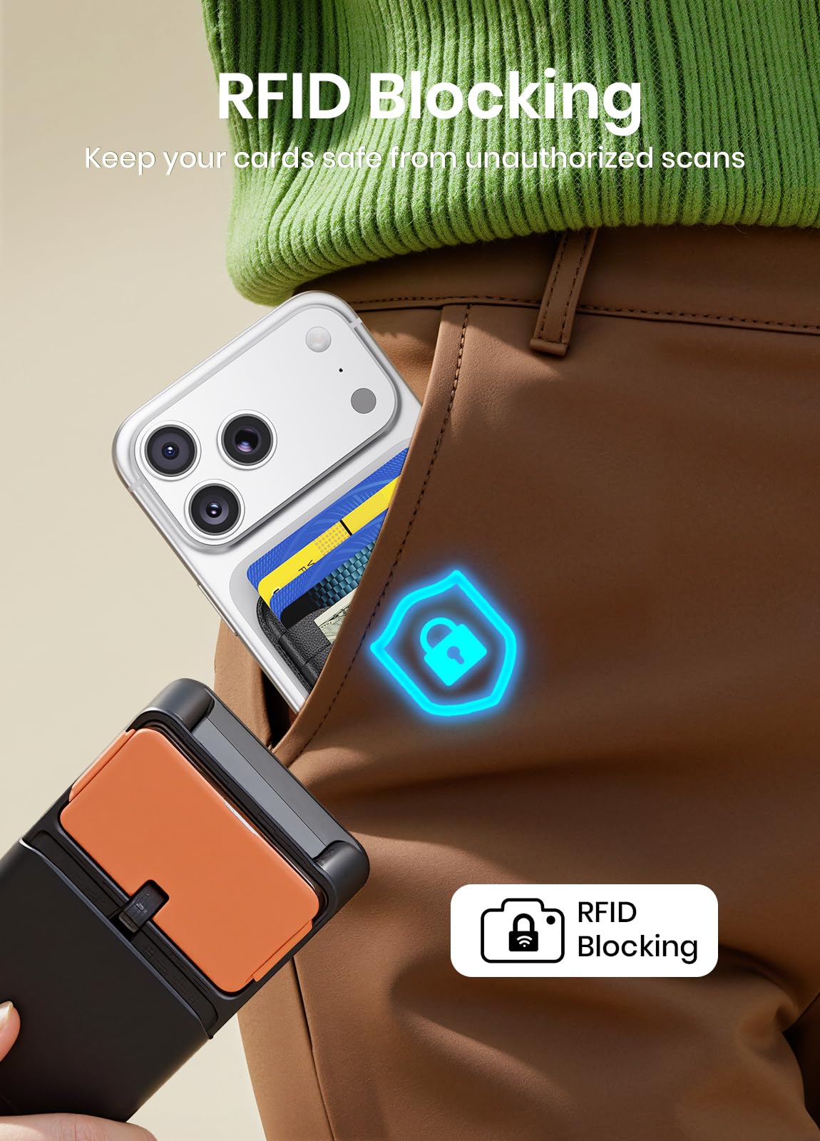 Magnetic MagSafe Wallet – Ultra-Slim Vegan Leather