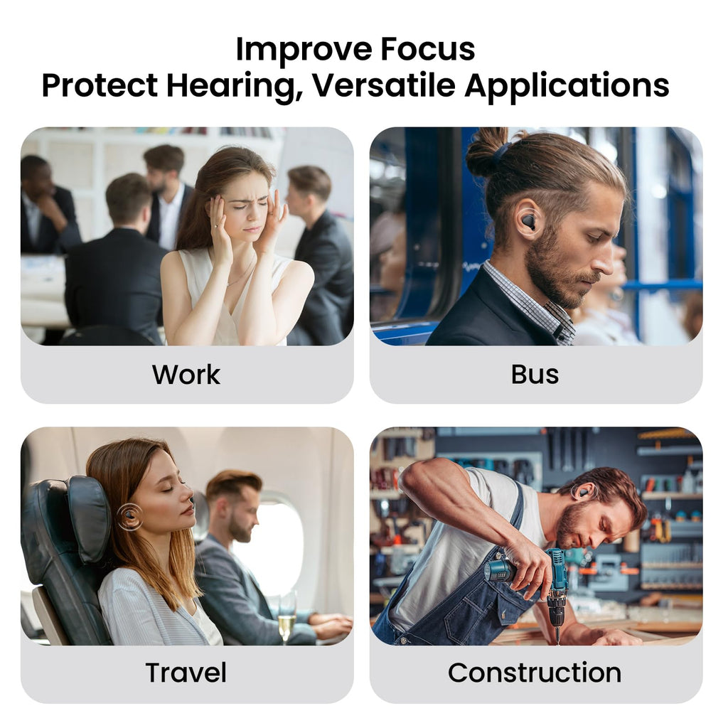 Reusable Silicone Sleep Earplugs for Noise Reduction