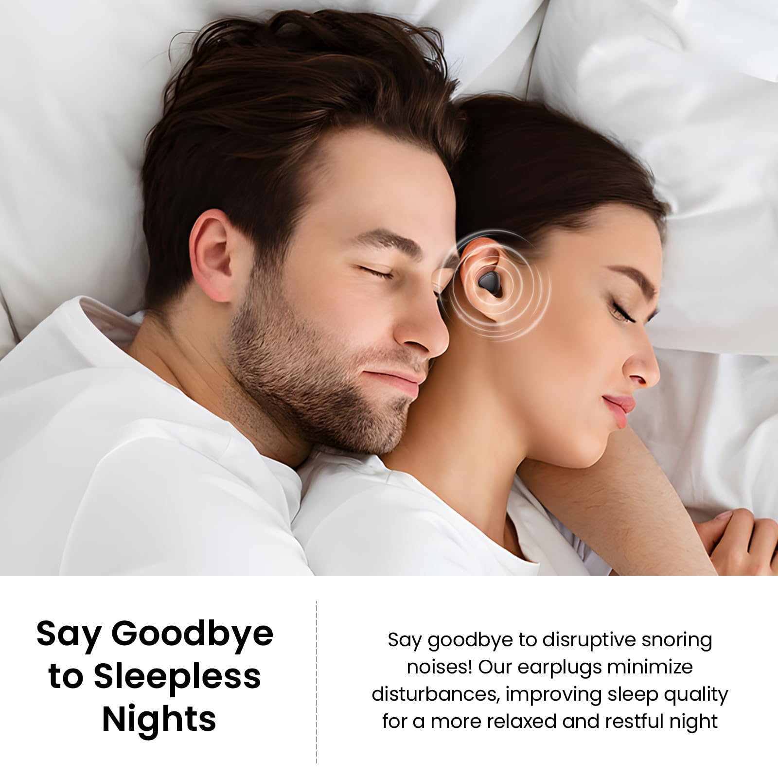 Reusable Silicone Sleep Earplugs for Noise Reduction