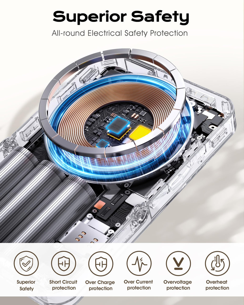 Magnetic Power Bank with Stand for iPhone