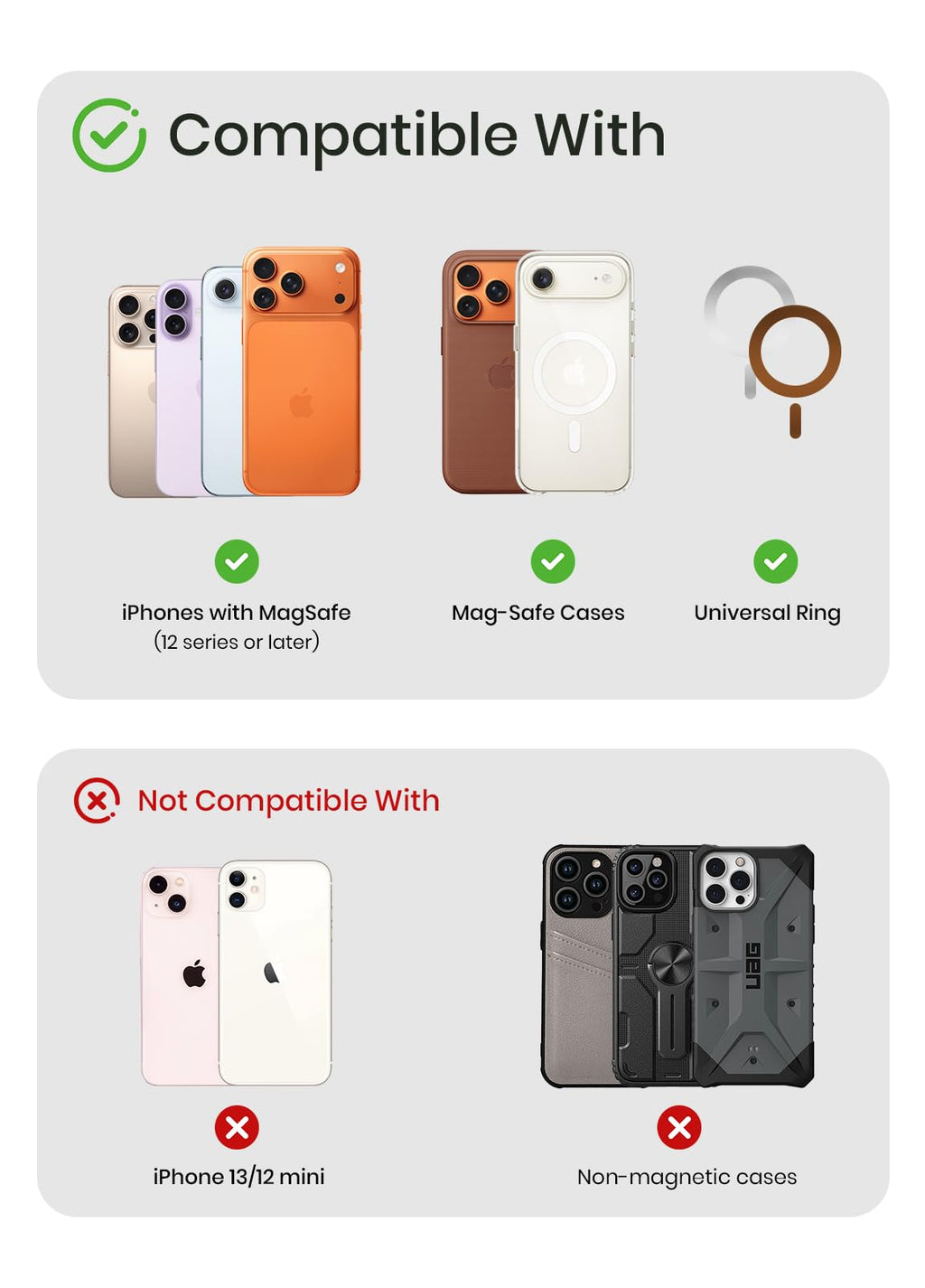 Magnetic MagSafe Wallet – Ultra-Slim Vegan Leather