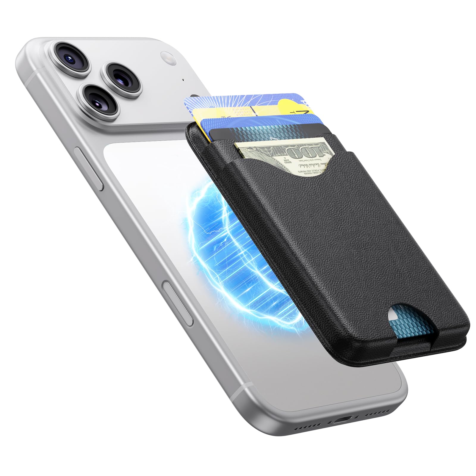 Magnetic MagSafe Wallet – Ultra-Slim Vegan Leather